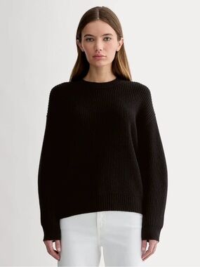 Everlane Cocoon Crew Sweater in Wool/Cashmere SMALL